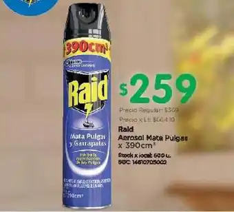 Jumbo Raid Aerosol Mata Pulgas x 390cm3 oferta