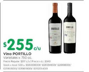 Jumbo Portillo Vino x 750cc oferta