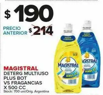 Carrefour Maxi Magistral Deterg Multiuso Plus Bot Vs Fragancias oferta