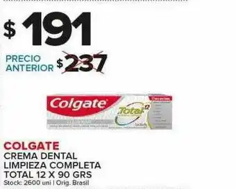 Carrefour Maxi Colgate Crema Dental Limpieza Completa Total 12 oferta
