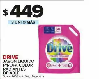 Carrefour Maxi Drive Jabon Liquido P Ropa Color Radiantes Dp oferta
