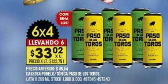 Coto Gaseosa Pomelo Tónica Paso De Los Toros oferta