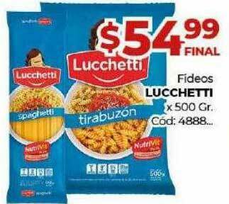 Diarco Fideos Lucchetti oferta