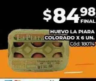 Diarco Huevo La Piara Colorado oferta