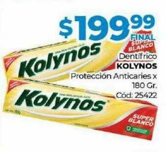 Diarco Dentifrico Kolynos Protección Anticaries oferta