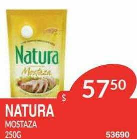 Masivos Natura Mostaza oferta