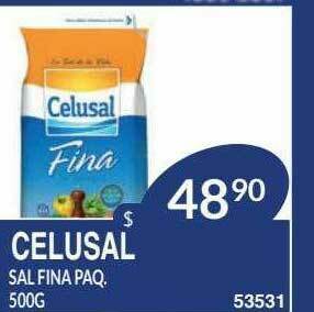 Masivos Celusal Sal Fina Paq. oferta