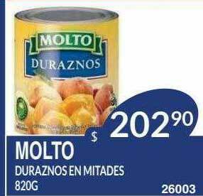 Molto Duraznos En Mitades