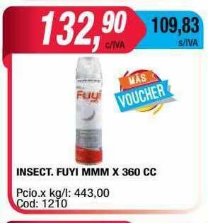 Maxiconsumo Insect. Fuyi Mmm oferta