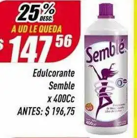 Supermercados Comodin Edulcorante Semble oferta