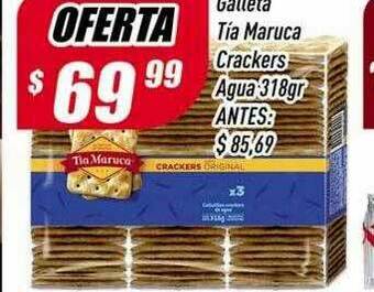 Supermercados Comodin Galleta Tia Maruca Crackers Agua oferta