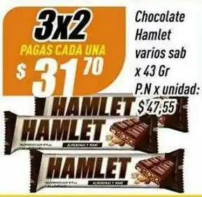 Supermercados Comodin Chocolate Hamlet Varios Sab oferta