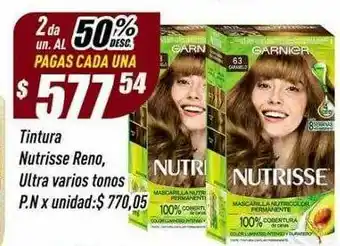 Supermercados Comodin Tintura Nutrisse Reno Ultra Varios Tonos oferta