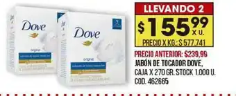 Coto Jabón De Tocador Dove oferta