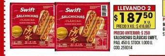 Coto Salchichas Clásicas Swift oferta