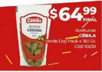Diarco Aceitunas Cébila Verde Doy Pack oferta