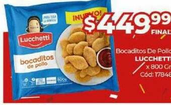 Diarco Bocaditos De Pollo Lucchetti oferta