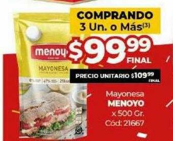 Diarco Mayonesa Menoyo oferta