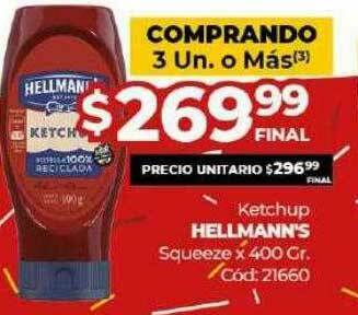 Diarco Ketchup Hellmann's oferta