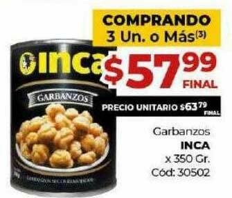 Diarco Garbanzos Inca oferta