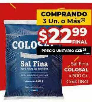 Diarco Sal Fina Colosal oferta