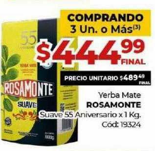 Diarco Yerba Mate Rosamonte oferta