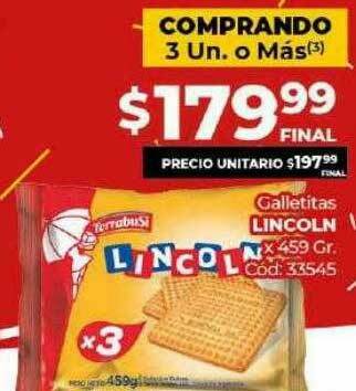 Diarco Galletitas Lincoln oferta