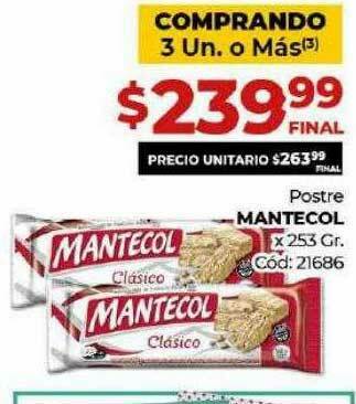 Diarco Postre Mantecol oferta