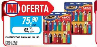 Maxiconsumo Encendedor Bic Maxi J6liso oferta