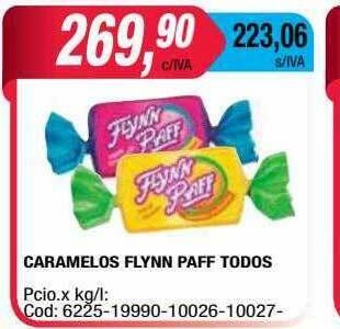 Maxiconsumo Caramelos Flynn Paff Todos oferta