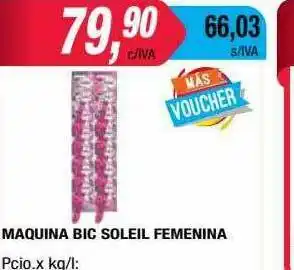 Maxiconsumo Maquina Bic Soleil Femenina oferta