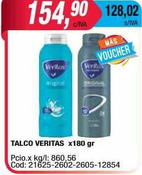 Maxiconsumo Talco Veritas oferta