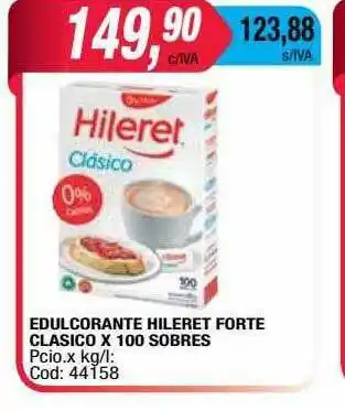Maxiconsumo Edulcorante Hileret Forte Clasico oferta