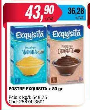 Maxiconsumo Postre Exquisita oferta