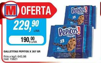 Maxiconsumo Galletitas Pepitos oferta