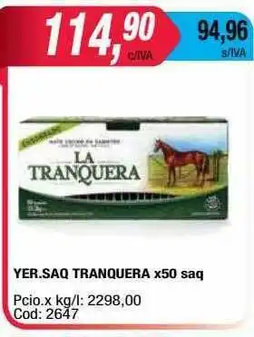 Maxiconsumo Ver. Saq Tranquera oferta