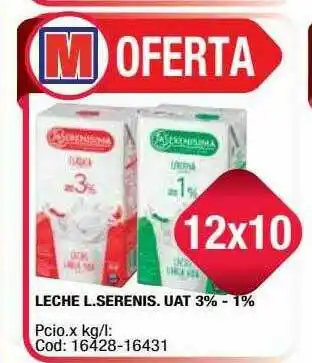 Maxiconsumo Leche L.serenis Uat 3% oferta