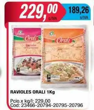 Maxiconsumo Ravioles Orali oferta