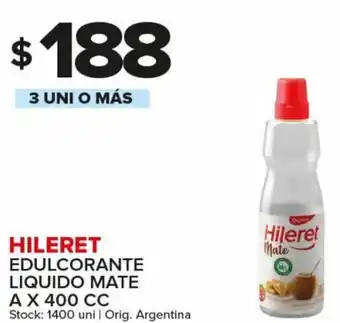Carrefour Maxi Hileret Edulcorante Liquido Mate A x 400 cc 3 Uni o Más oferta
