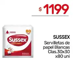 Nini Mayorista Sussex servilletas de papel blancas clas. oferta