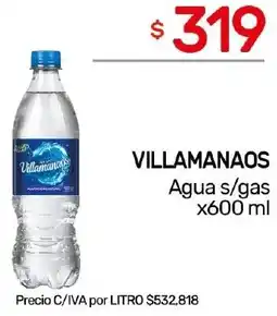 Nini Mayorista Villamanaos agua s/gas oferta