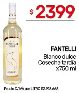 Nini Mayorista Fantelli blanco dulce cosecha tardía oferta