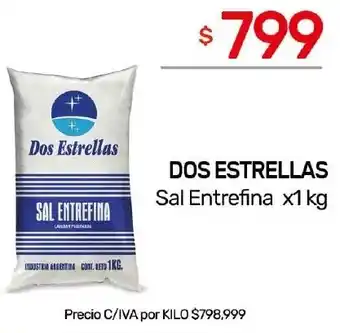 Nini Mayorista Dos estrellas sal entrefina oferta