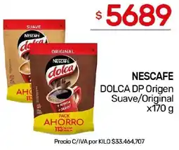 Nini Mayorista Nescafe dolca dp origen suave/original oferta