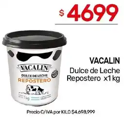 Nini Mayorista Vacalin dulce de leche repostero oferta