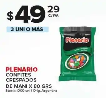 Carrefour Maxi Plenario Confites Crespados De Mani x 80 grs 3 Uni o Más oferta