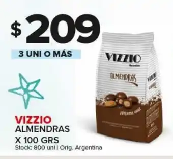 Carrefour Maxi Vizzio Almendras x 100 grs 3 Uni o Más oferta