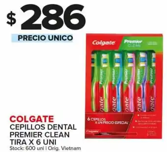 Carrefour Maxi Colgate Cepilos Dental Premier Clean Tira x 6 Uni oferta