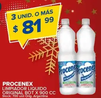 Carrefour Maxi Procenex Limpiador Liquido Original Bot x 900 cc oferta