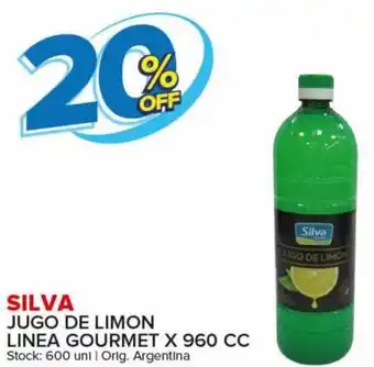 Carrefour Maxi 20% Off Silva Jugo de Limon Linea Gourmet x 960 cc oferta